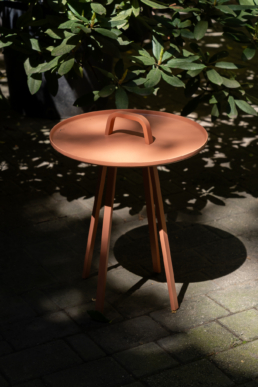 Montis TOR table in shadow during Milan design week 2024