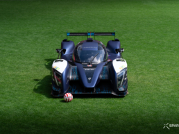 The Revolution on grass, the race car of racing team InMotion captured in the Philips Stadium, Eindhoven The Netherlands, the home of PSV